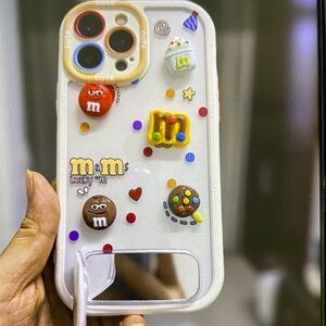 Decorative M&M's Phone Case - White